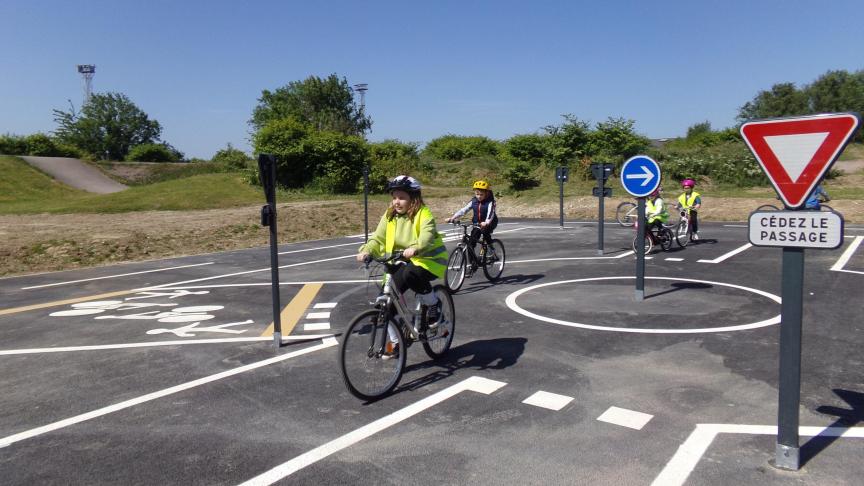 Piste d’apprentissage du vélo