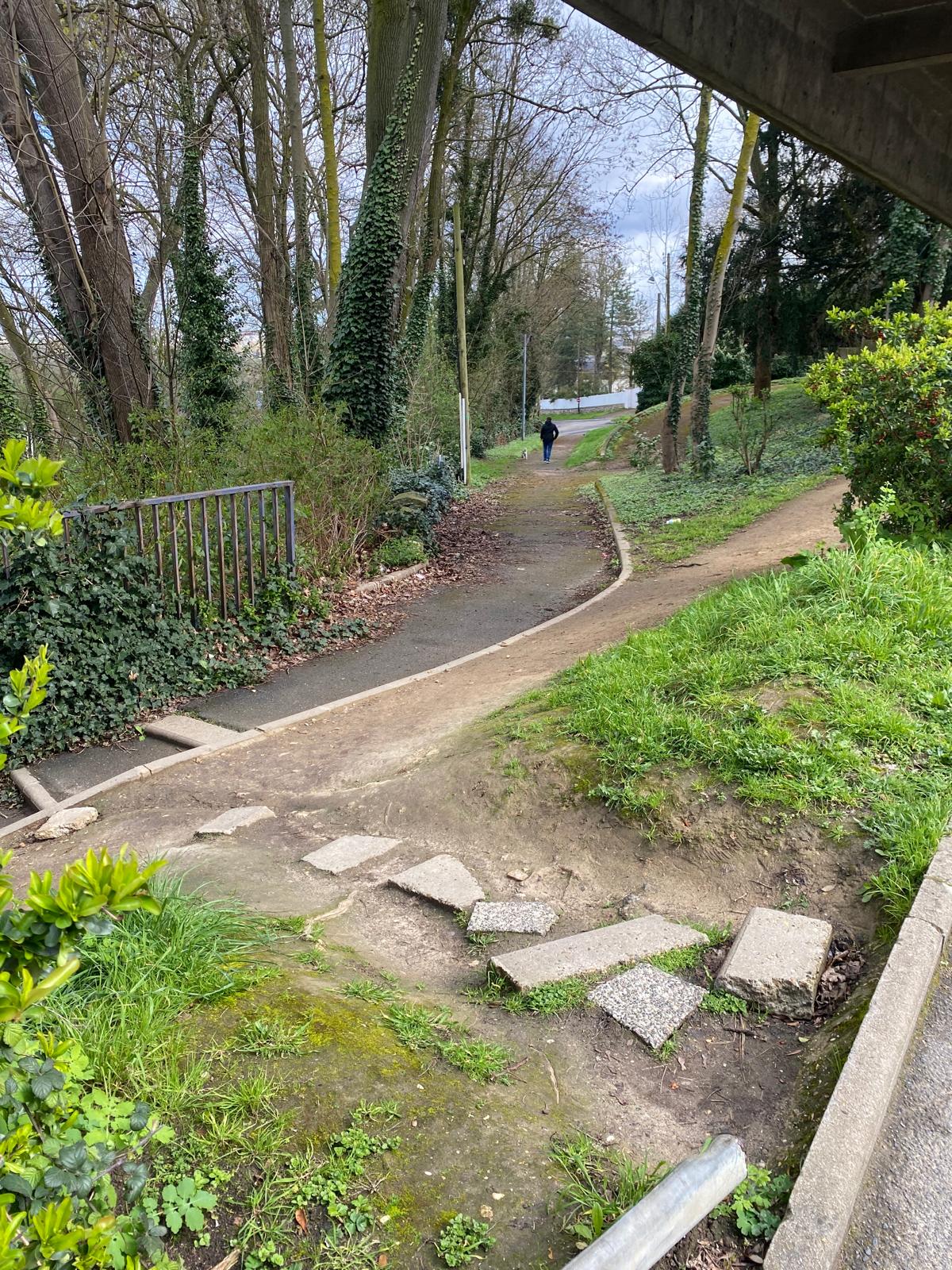 Aménagement et sécurisation des chemins piétons