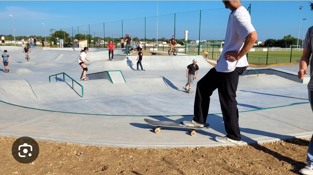 Skatepark en bord de marne
